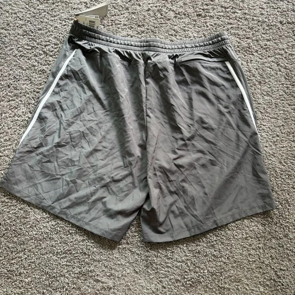 NEW Adidas USF South Florida Bulls Shorts Team Issued Football Grey Mens 2XL